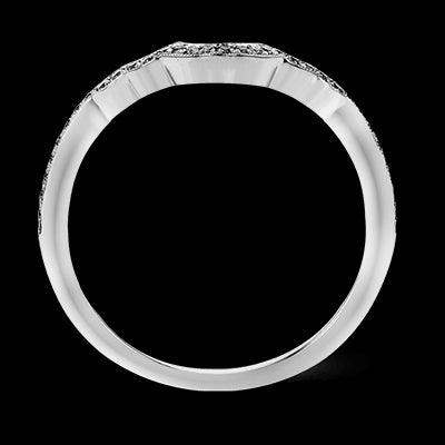 Engagement Ring in 18k Gold with Diamonds