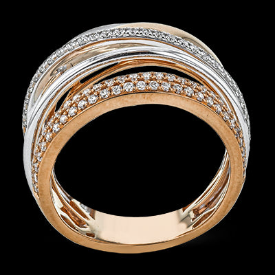 Right Hand Ring in 18k Gold with Diamonds