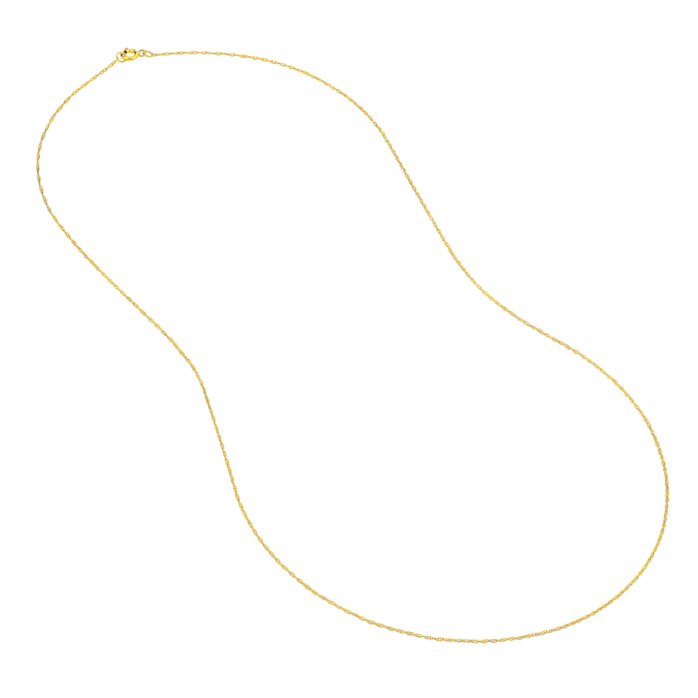 0.7mm Pendant Rope Chain with Spring Ring