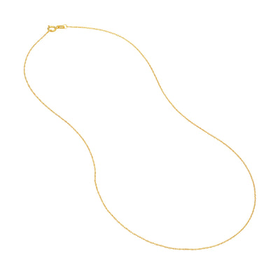0.80mm Pendant Rope Chain with Spring Ring
