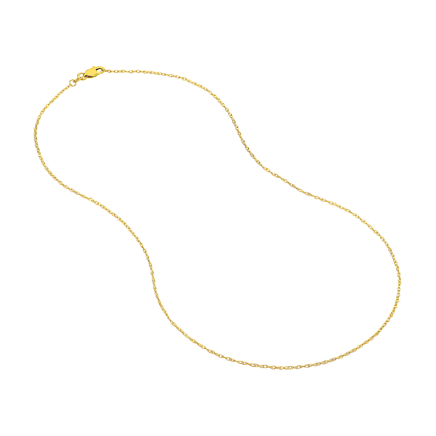 1.2mm Pendant Rope Chain with Lobster Lock