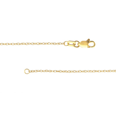1.2mm Pendant Rope Chain with Lobster Lock