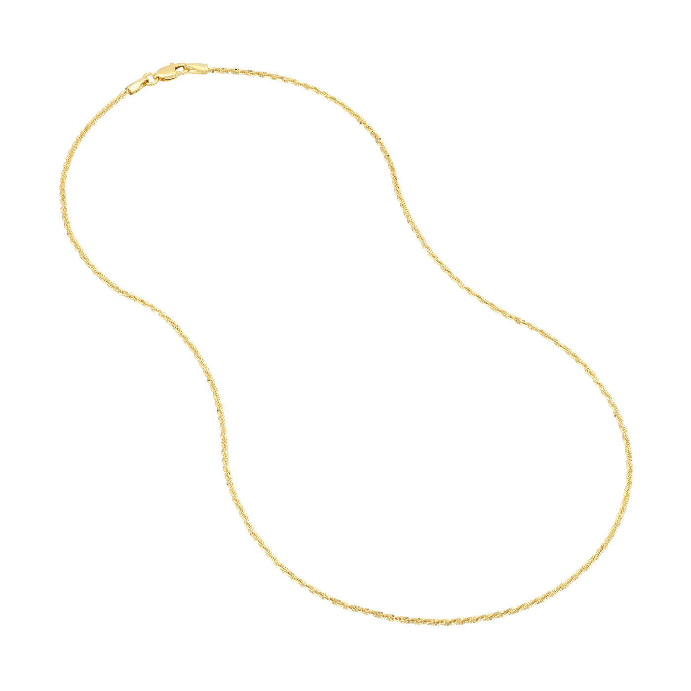 1.45mm Sparkle Chain with Lobster Lock