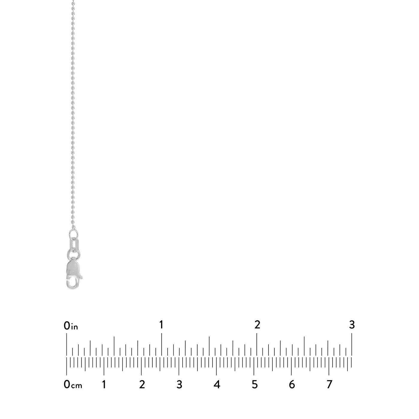 1.00mm Bead 100 Lobster Lock Qtag