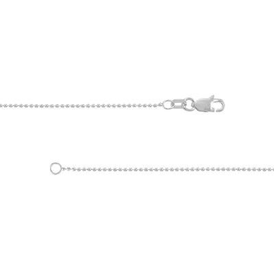 1.5mm Bead Chain with Lobster Lock