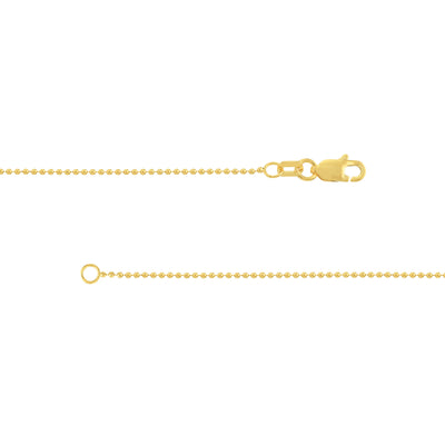 1.5mm Bead Chain with Lobster Lock
