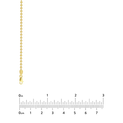 2.5mm Bead Chain with Lobster Lock