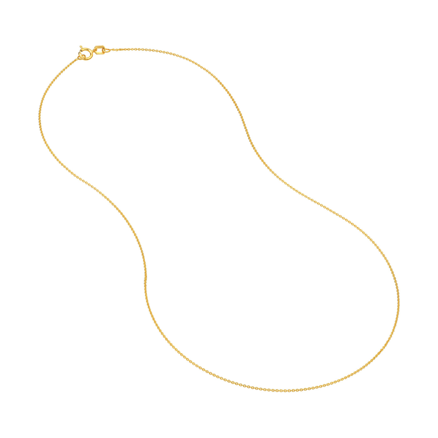 0.9mm Cable Chain with Spring Ring