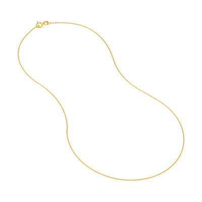 0.9mm Cable Chain with Spring Ring