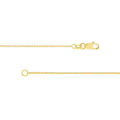 0.9mm Cable Chain with Lobster Lock