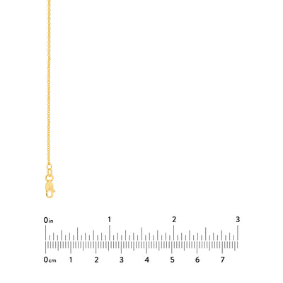 1.5mm Cable Chain with Lobster Lock