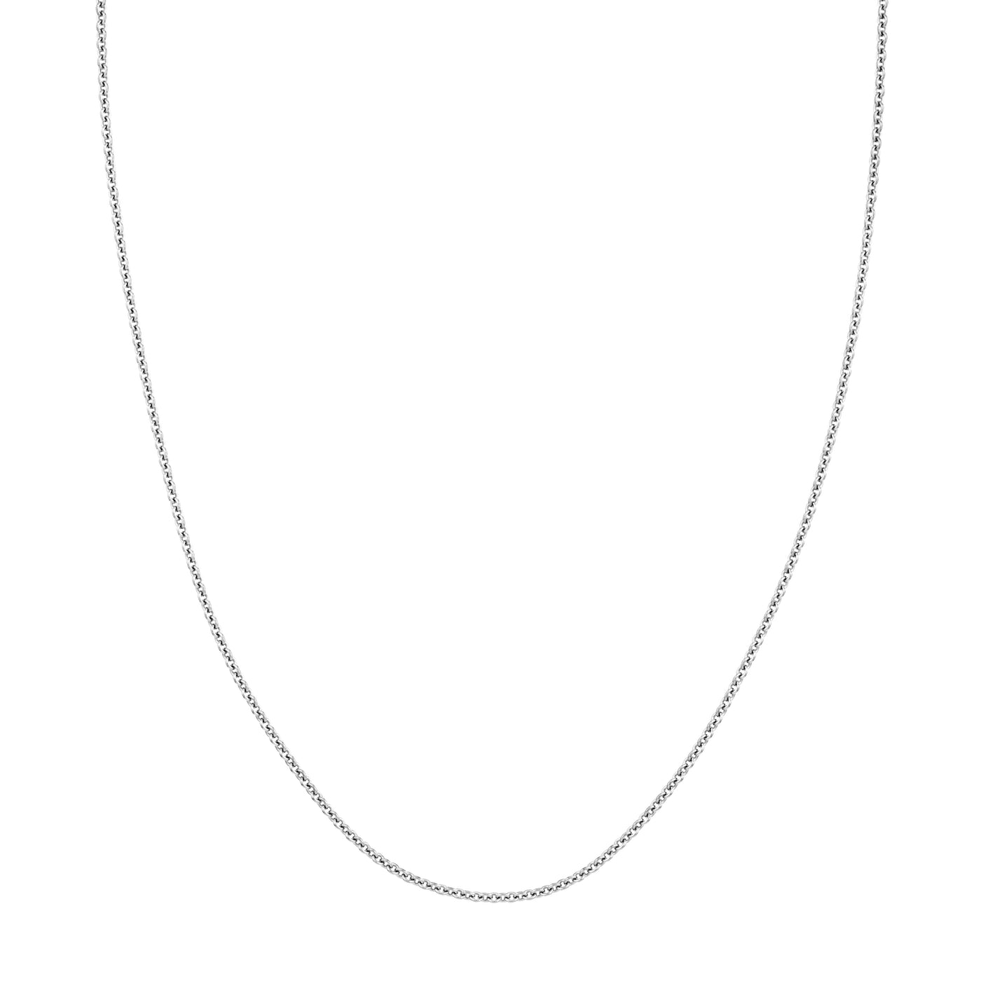 Sterling Silver 2mm Cable Chain with Lobster Lock