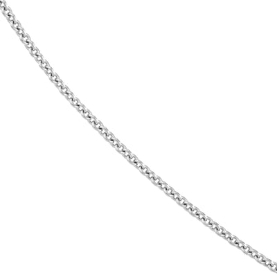 Sterling Silver 2mm Cable Chain with Lobster Lock