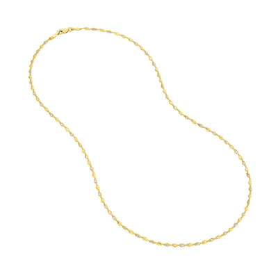 2.10mm Two Tone Dorica Chain