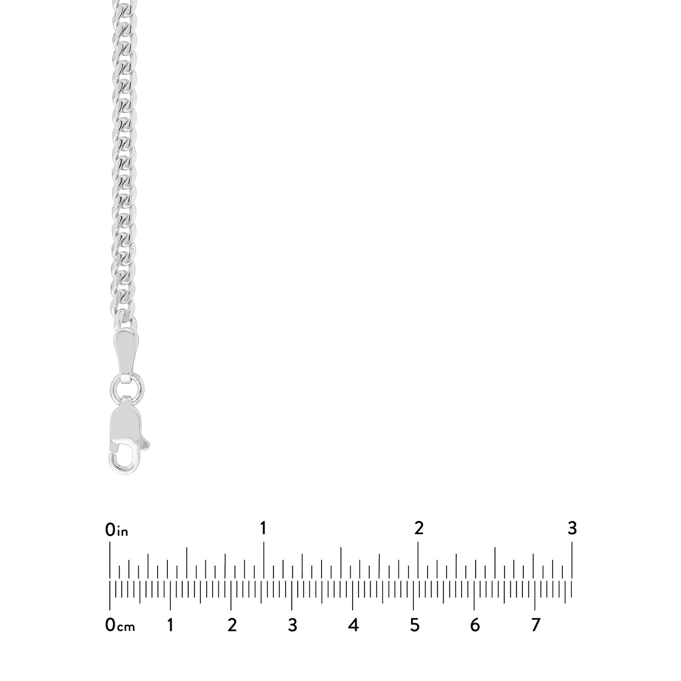 2.7mm Curb Chain with Lobster Lock