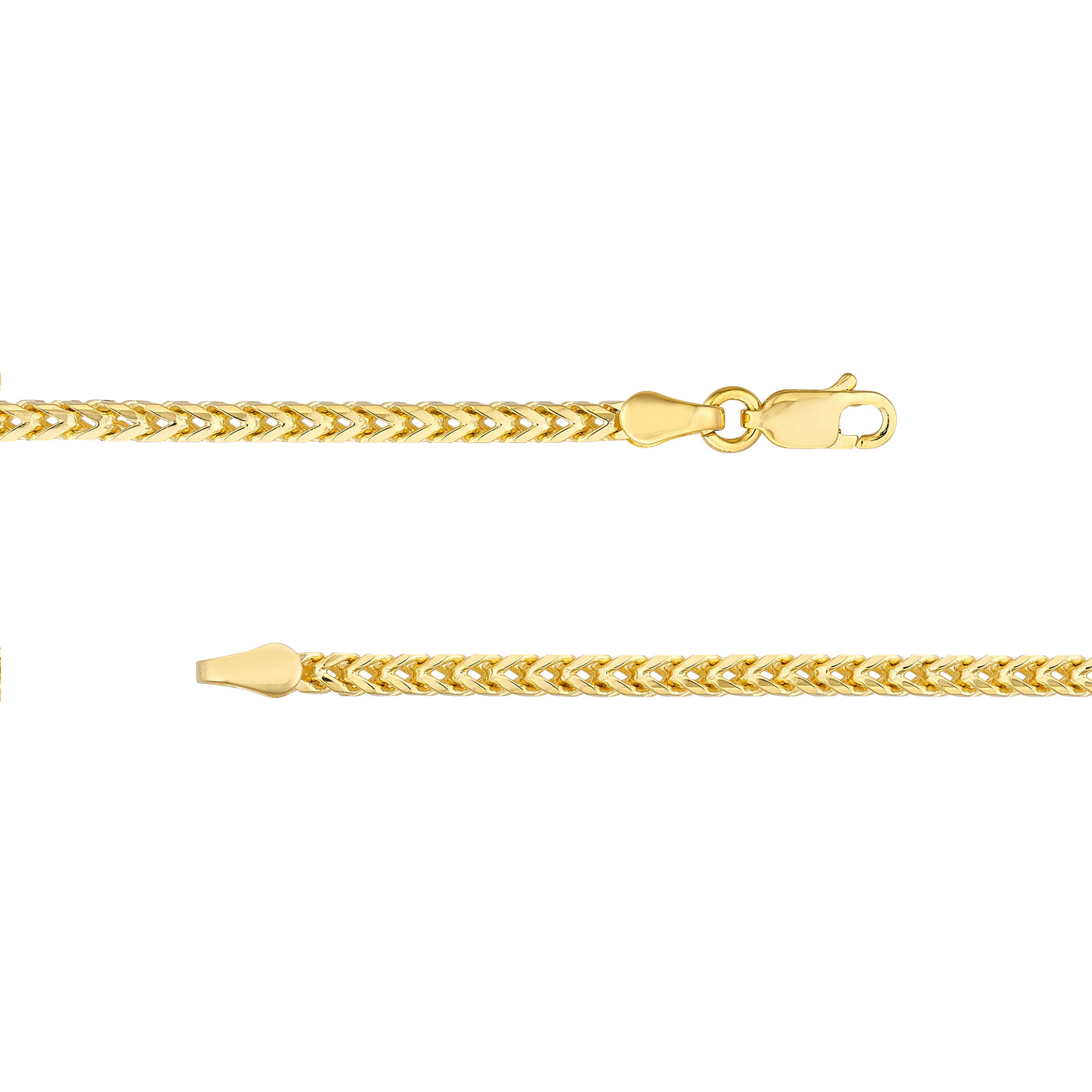 2.5mm Franco Chain with Lobster Lock