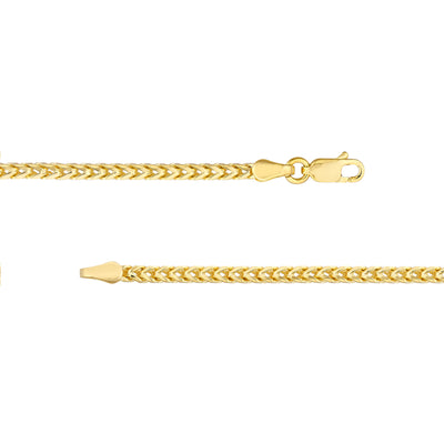 2.5mm Franco Chain with Lobster Lock