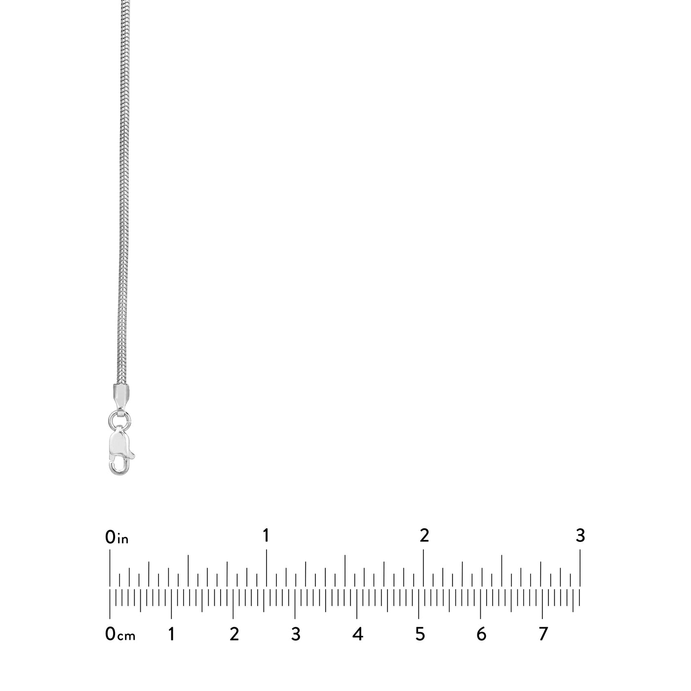 1.6mm Snake Chain with Lobster Lock