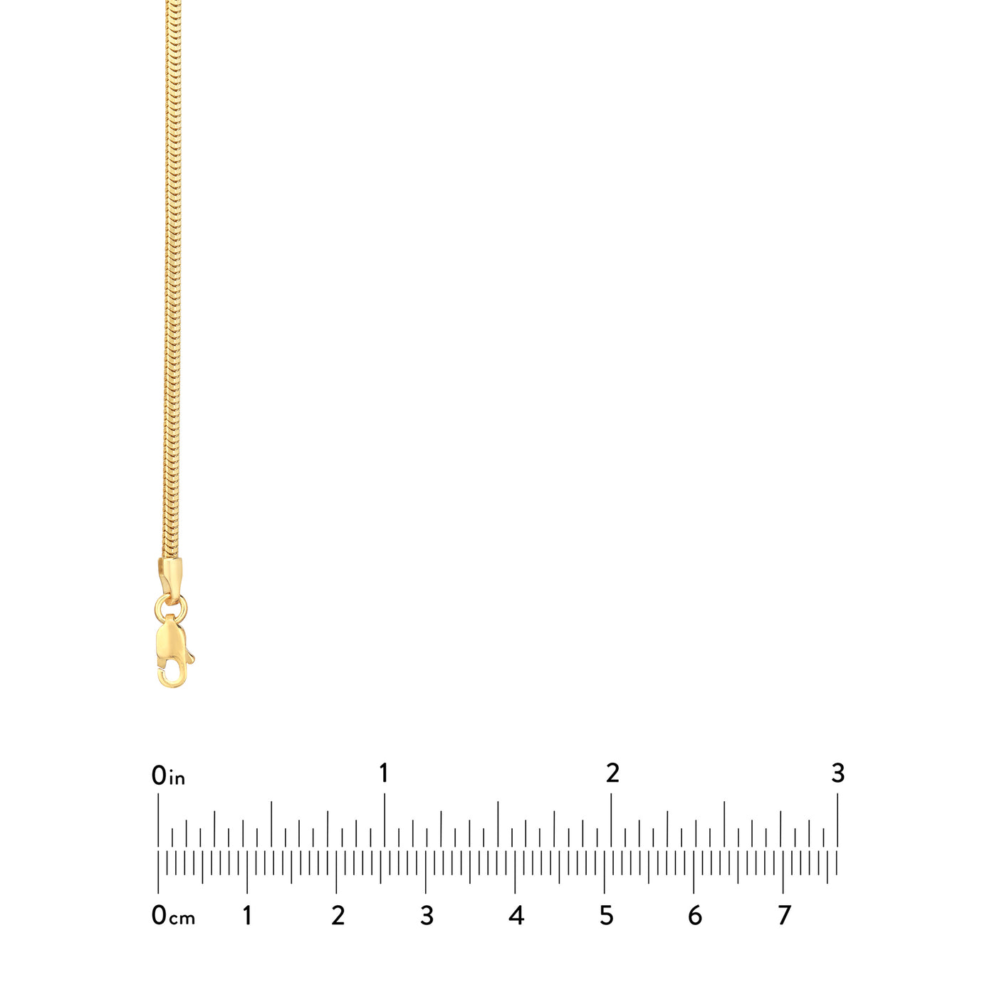 1.9mm Snake Chain with Lobster Lock