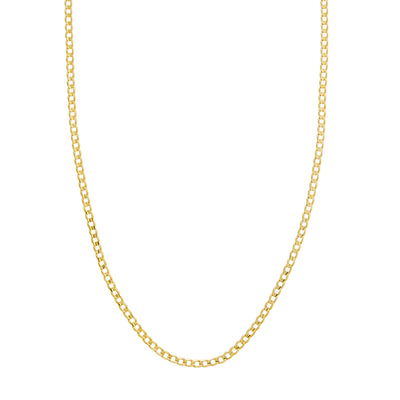 3.90mm Light Open Curb Chain with Lobster Lock