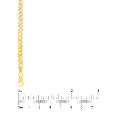 4.6mm Light Open Curb Chain with Lobster Lock