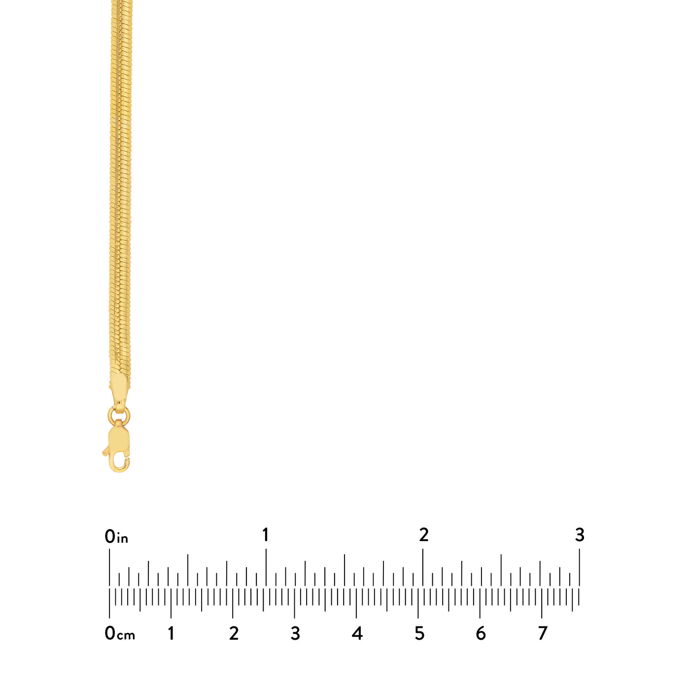 3.20mm Oval Snake Chain with Lobster Lock