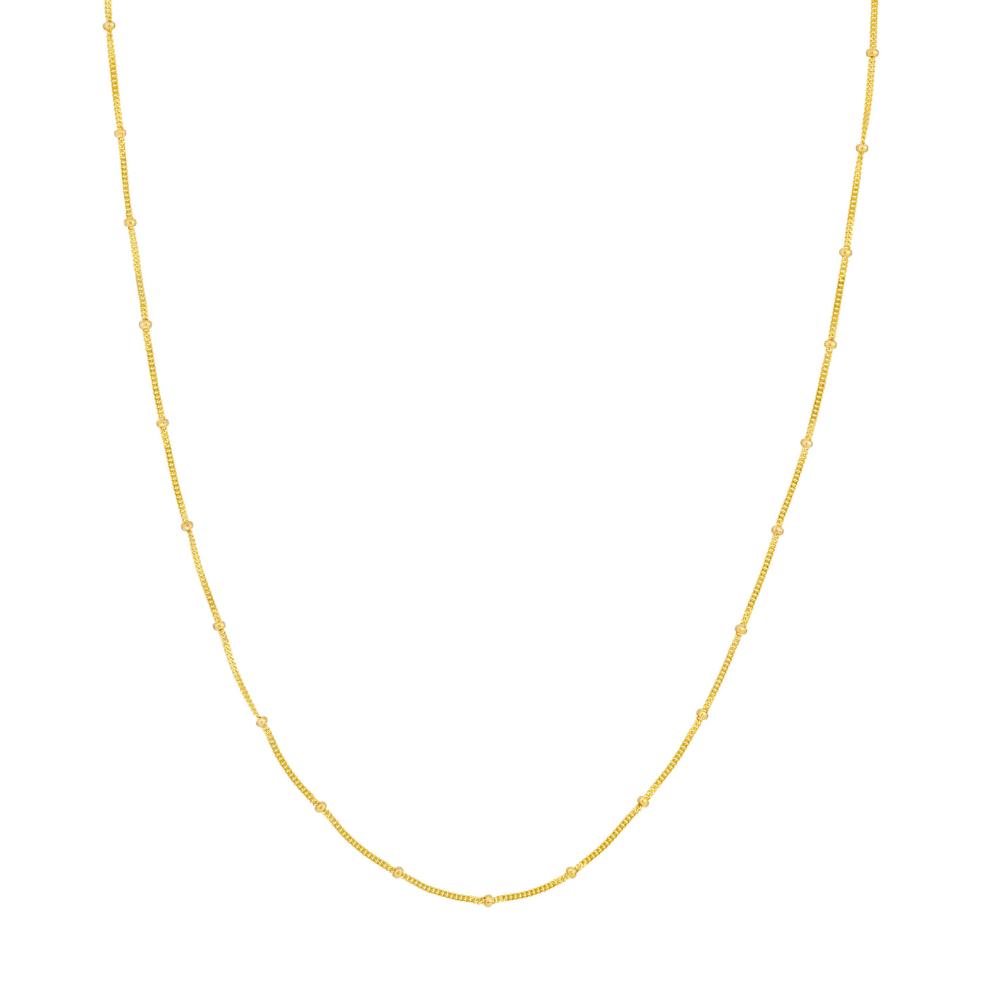 2.0mm D/C Saturn Curb Chain with Lobster Lock