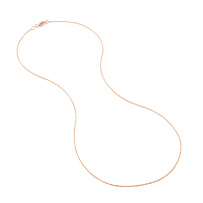 1.05mm Wheat Chain with Lobster Lock