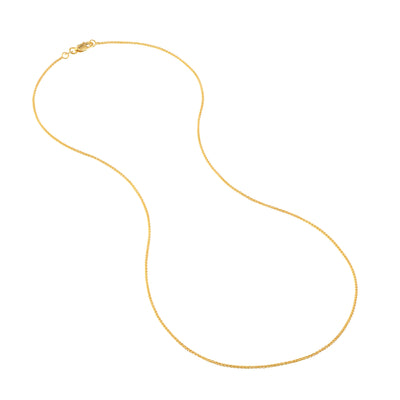 1.05mm Wheat Chain with Lobster Lock