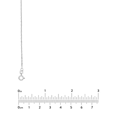 1mm Singapore Chain with Spring Ring