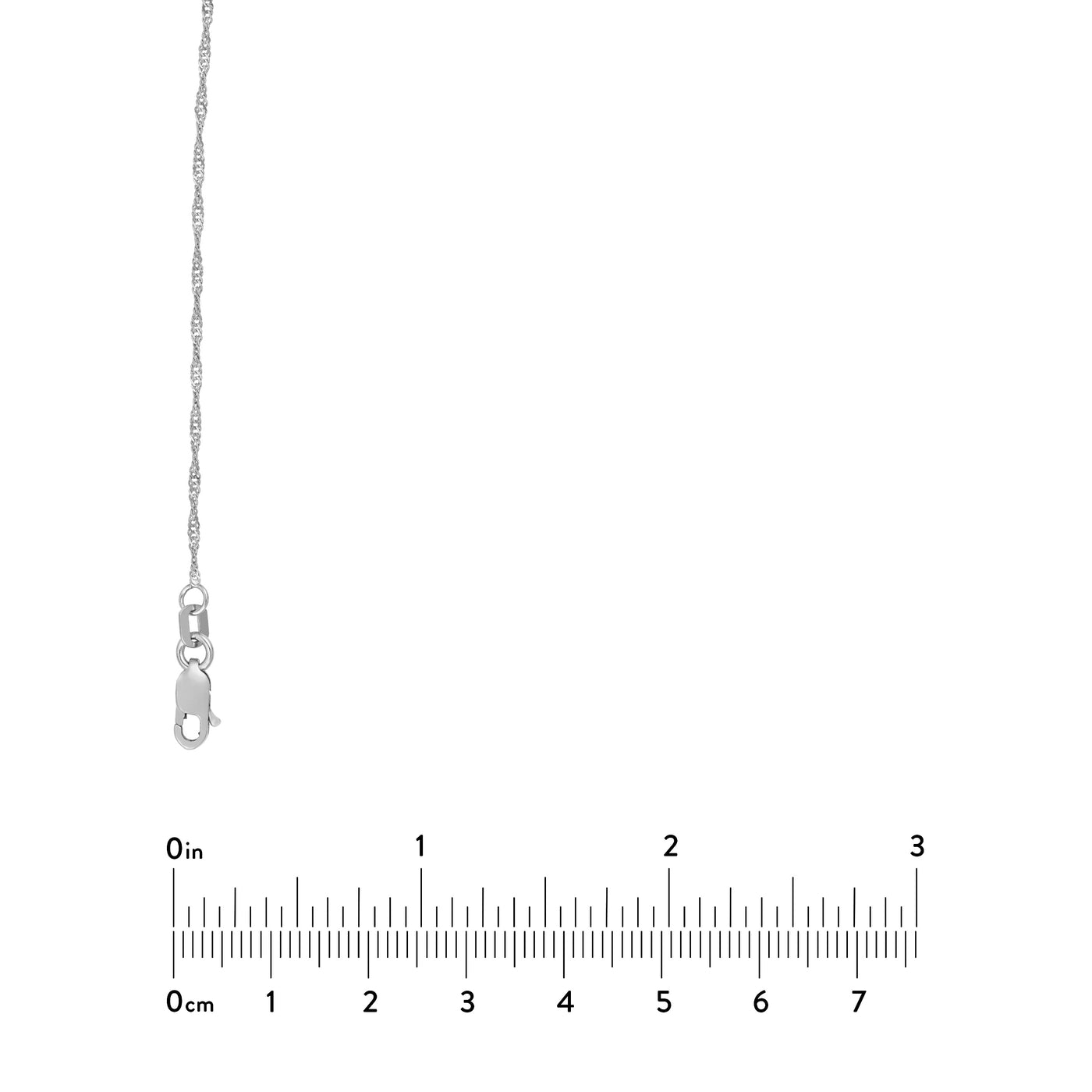 1.15mm Singapore Chain with Lobster Lock