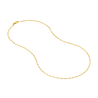 1.15mm Singapore Chain with Lobster Lock
