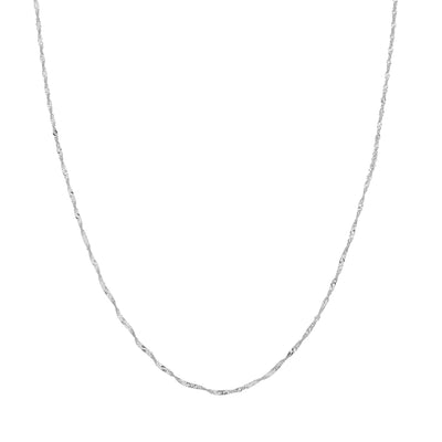 1.4mm Singapore Chain with Spring Ring