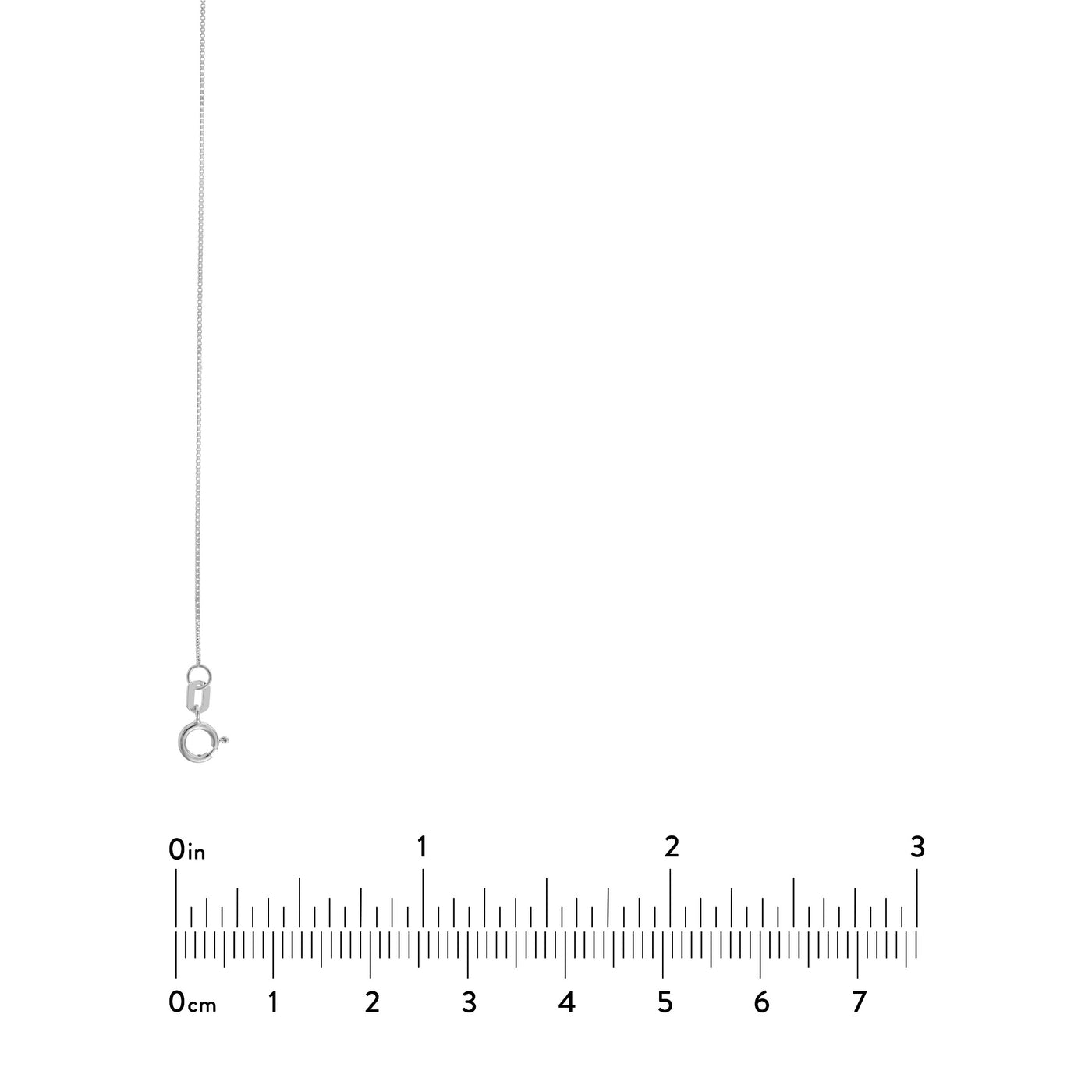 0.55mm Box Chain with Spring Ring