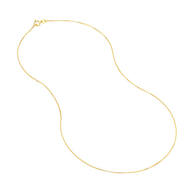 0.55mm Box Chain with Spring Ring