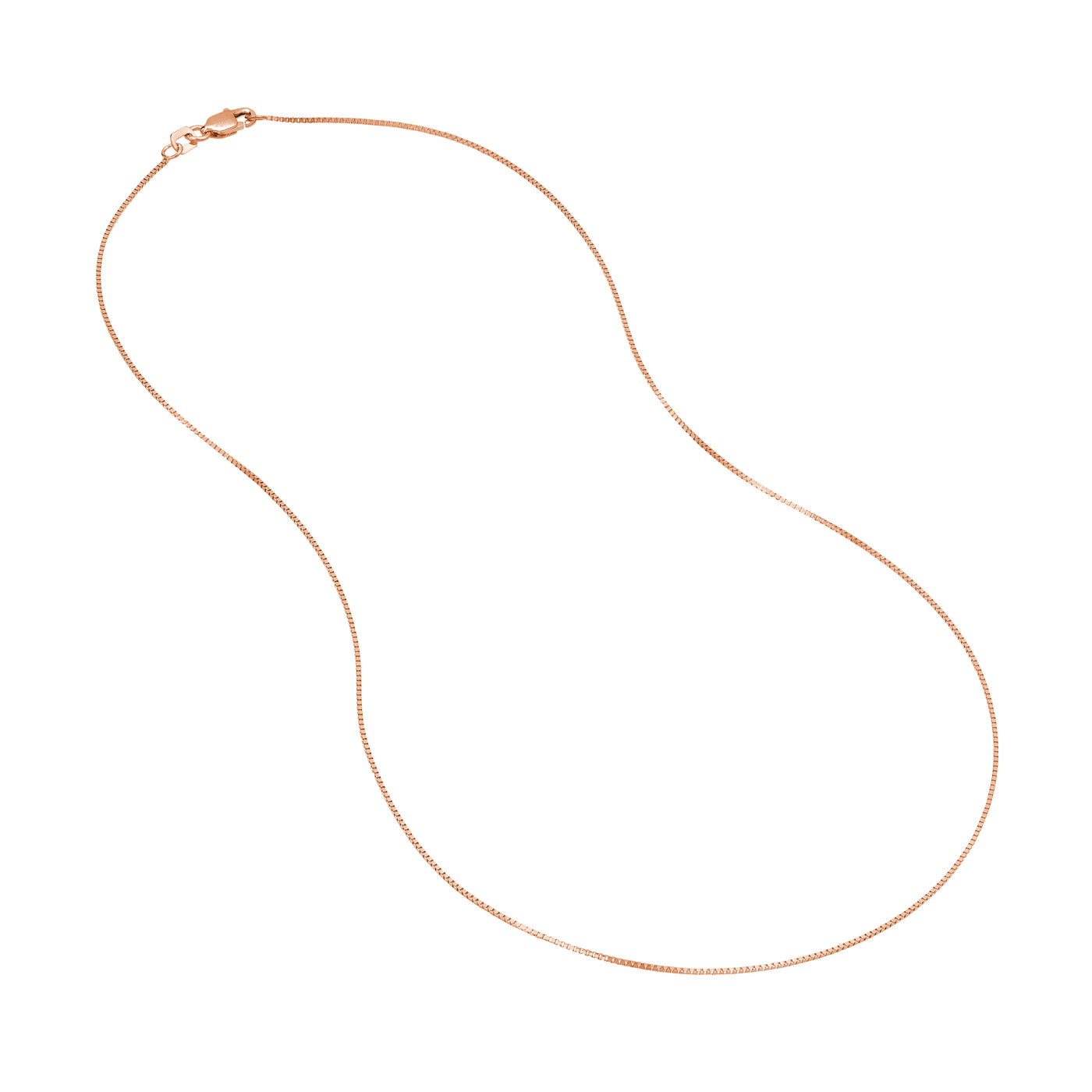 0.66mm Box Chain with Lobster Lock