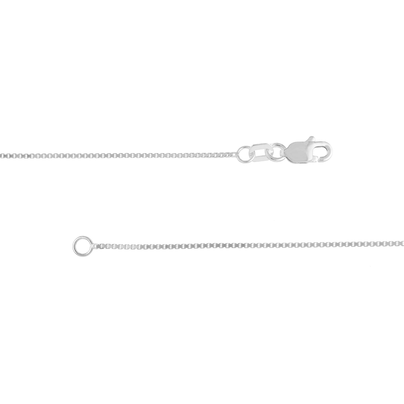 0.73mm Box Chain with Lobster Lock
