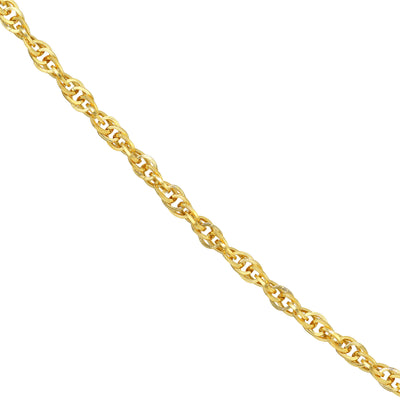 2.6mm Designer Rope Chain with Lobster Lock
