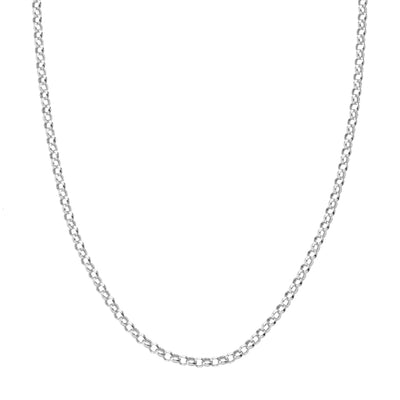3.75mm Hollow Rolo Chain with Lobster Lock
