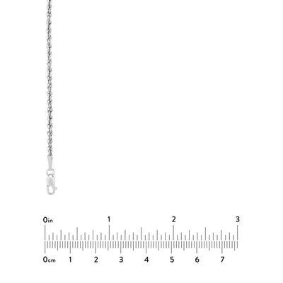 2mm Light Rope Chain with Lobster Lock