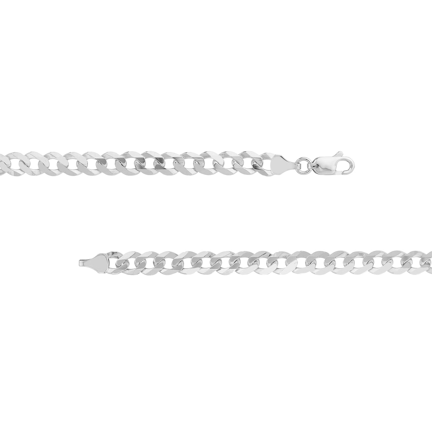 7mm Flat Open Cuban Chain