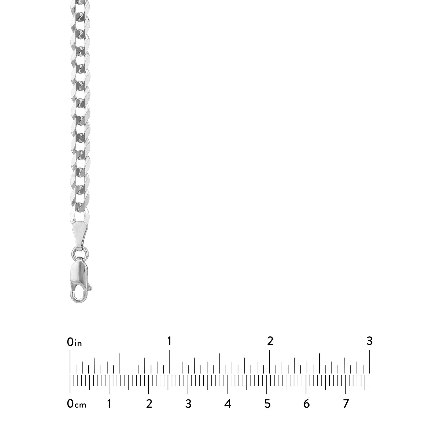 4.95mm Curb Chain with Lobster Lock