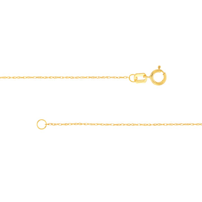 0.65mm Pendant Rope Chain with Spring Ring