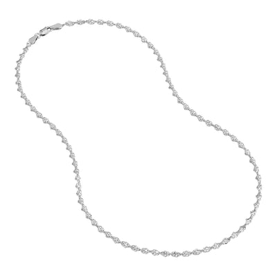 Sterling Silver 2.9mm Dorica Chain