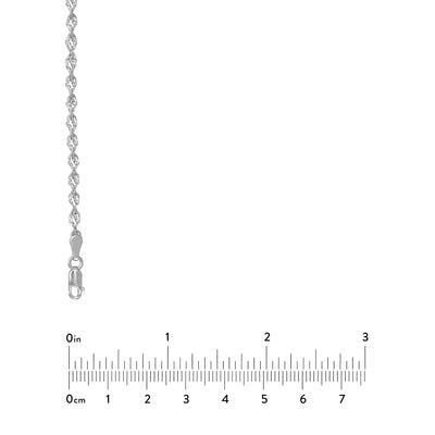Sterling Silver 2.9mm Dorica Chain