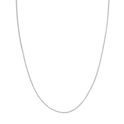Sterling Silver 1.25mm Square Wheat Chain