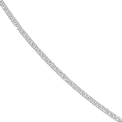Sterling Silver 2.9mm Square Wheat Chain