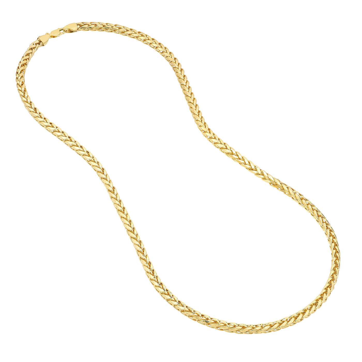 5.3mm D/C Light Wheat Chain with Lobster Lock