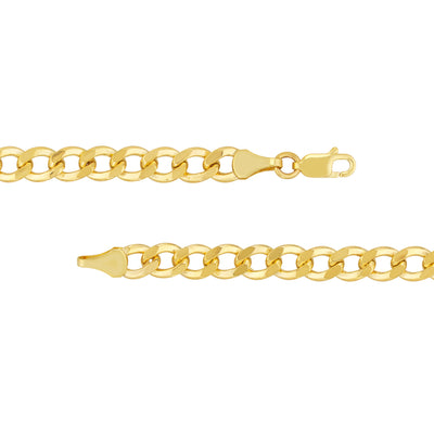 5.7mm Hollow Cuban Chain with Lobster Lock