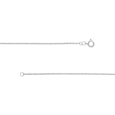 1.2mm Pendant Rope Chain with Spring Ring